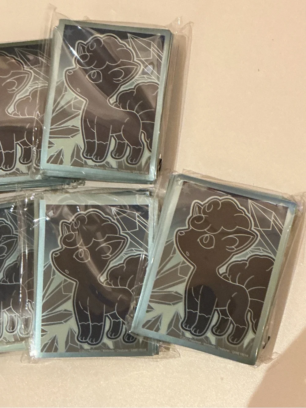 Pokemon Silver Tempest Vulpix Card Sleeves from Elite Trainer Box 65 Sleeves